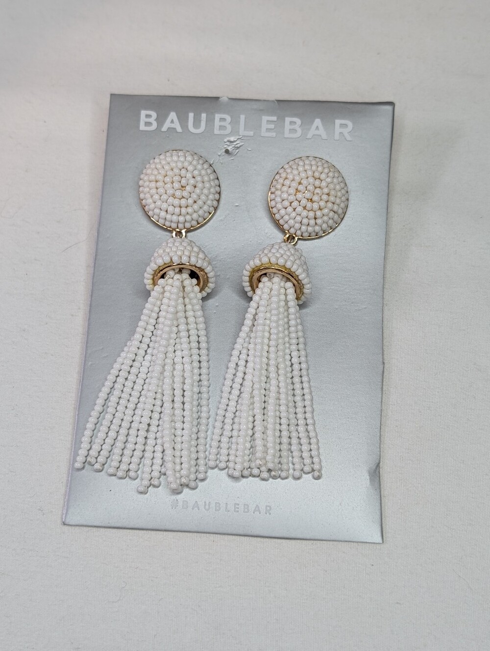 NWT Baublebar Long Dangle Beads Earrings